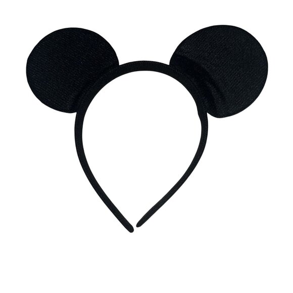 Black Mickey Mouse Ears Headband For small Adults & Kids Party Favors Disney - Picture 1 of 2